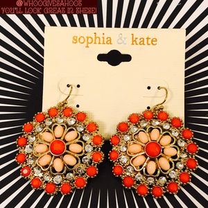 Coral & Pink Earrings